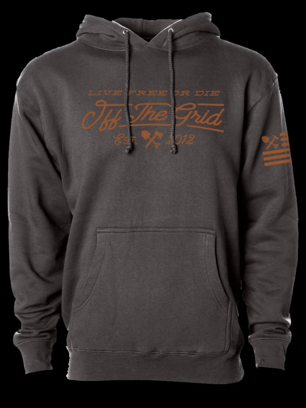 Off The Grid Surplus A Train Hoodie - Asphalt